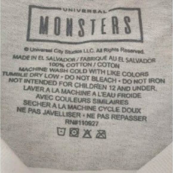 Universal Studios Original Monsters Tee Black Men’s Large NWOT Vintage - Picture 4 of 8